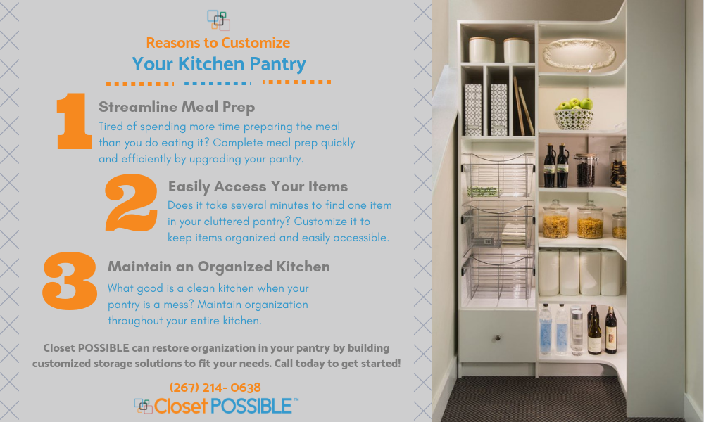 Getting Organized 3 Reasons Why You Should Customize Your Pantry