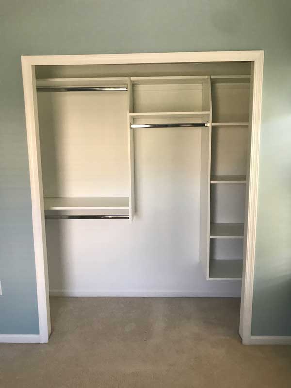 Reach in closet - Closet Possible designs and installs custom reach in closets in Somerset County NJ