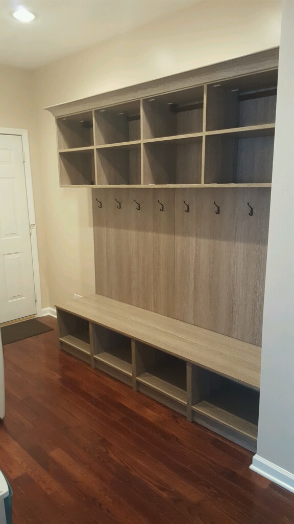 Custom built mudroom mercer county nj