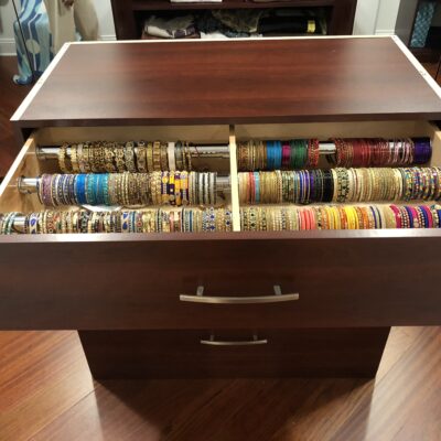 Bangle and bracelet storage solutions