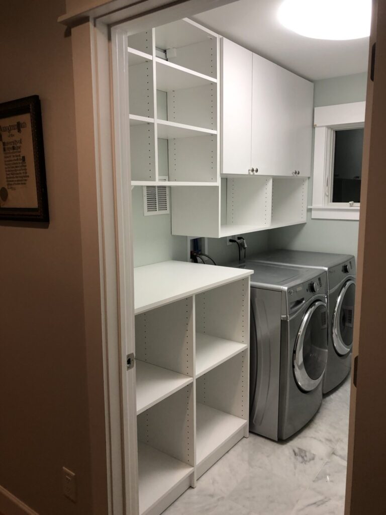 Custom Laundry Room Cabinets in Hunterdon County, NJ