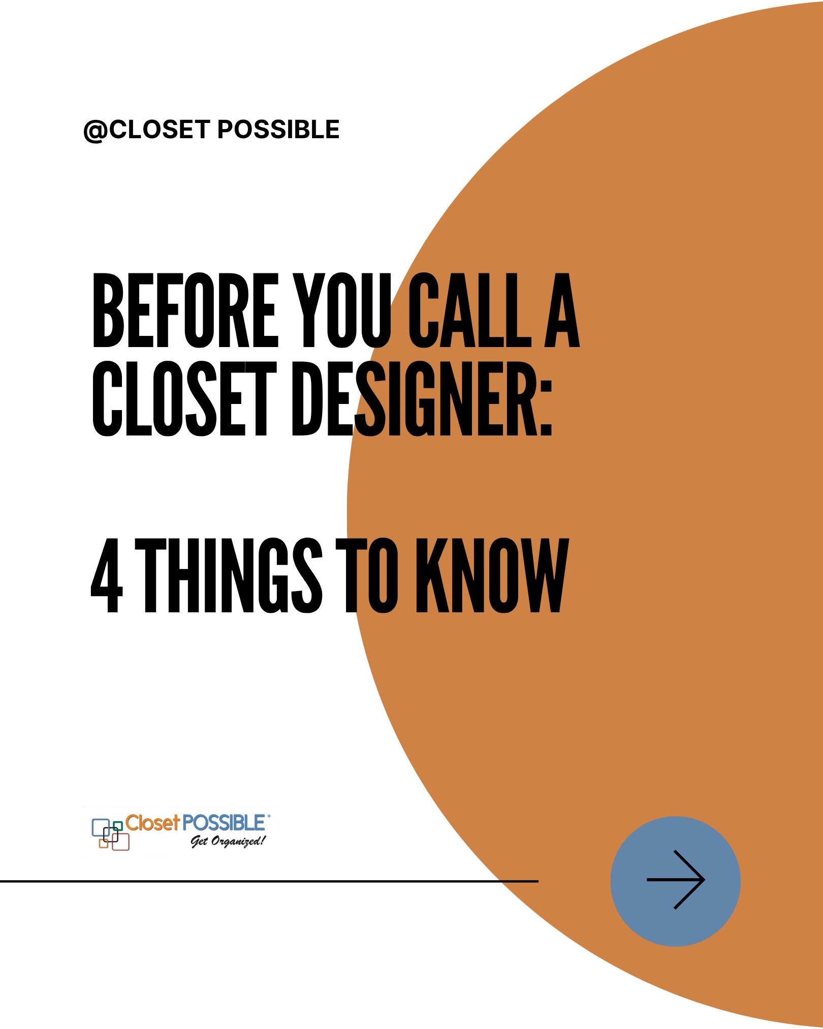 4 Things to Know Before You Call a Closet Designer