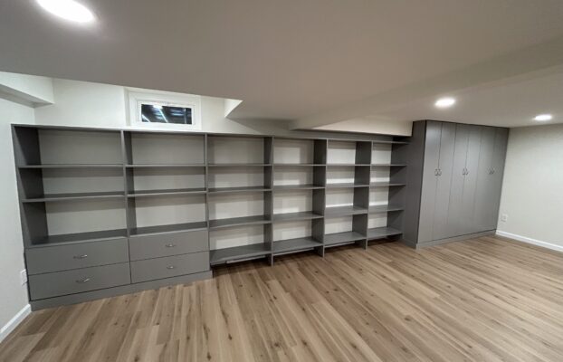Take Back Your Space With Custom Basement Storage