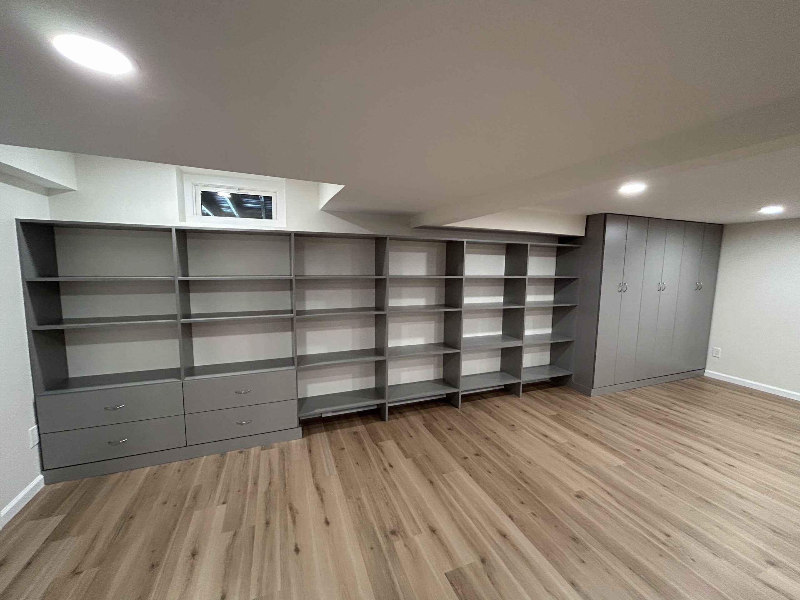 Take Back Your Space With Custom Basement Storage